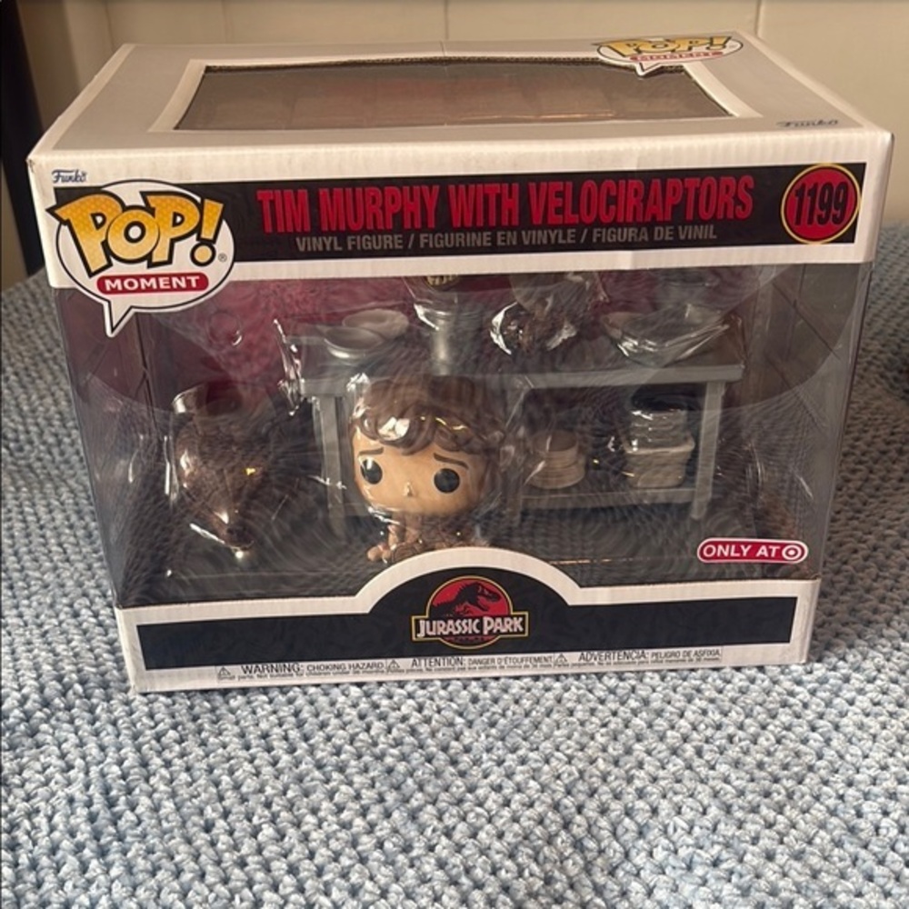 Funko Pop! Tim Murphy with Velociraptors Vinyl Figure